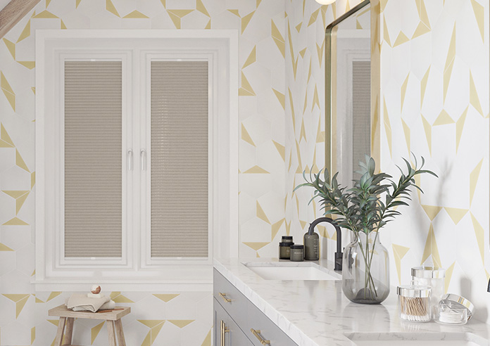 Hatched (Blackout), Pale Cream - Perfect Fit Blind - Image 6